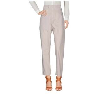 NV3 Italy Beige Chino Pants 26 Linen Blend Classic Hi Rise Career Preppy Basic